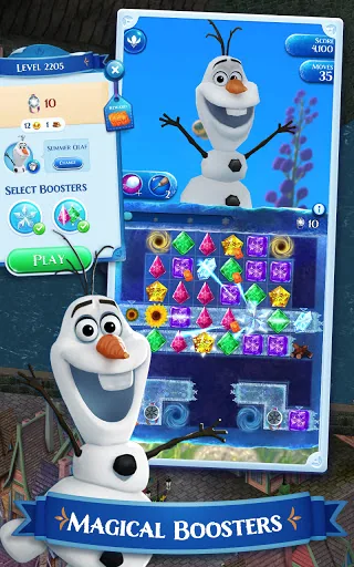 Disney Frozen Free Fall Games screenshot 7