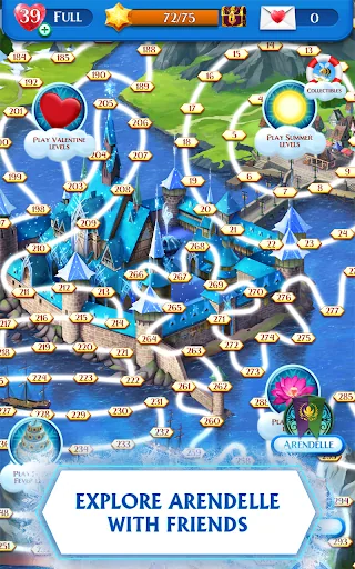 Disney Frozen Free Fall Games screenshot 11