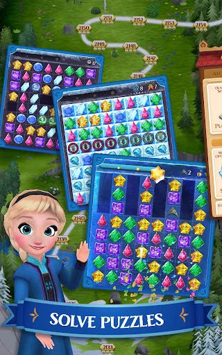 Disney Frozen Free Fall Games screenshot 14