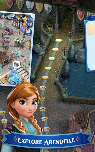 Disney Frozen Free Fall Games screenshot 8