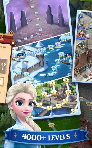 Disney Frozen Free Fall Games screenshot 1